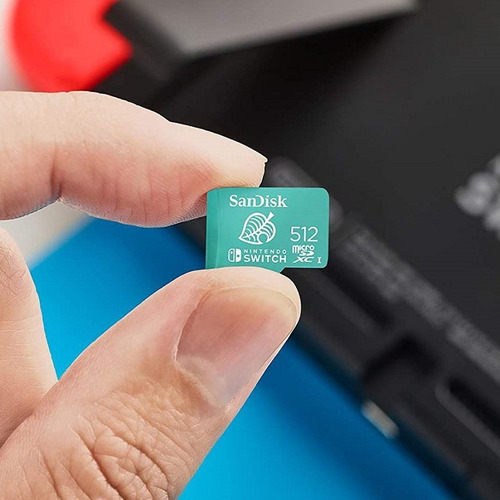 Memoria Micro Sd De 512 Gb Para Nintendo Switch 4k 100 Mb/s