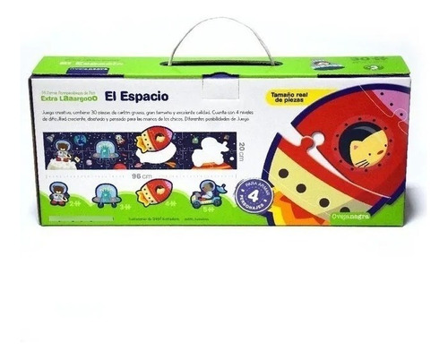 Imagen 2 de 12 de Oveja Negra Puzzle Extralargo El Espacio Colores En Fuga Kid