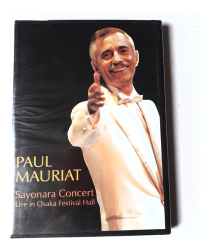 Dvd  Paul Mauriat   Sayonara Concert   Osaka Festival Hall