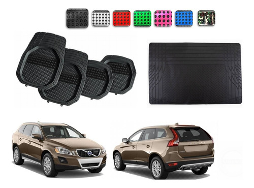 Tapetes 4pz Color 3d + Cajuela Volvo Xc60 2010 - 2013 2014