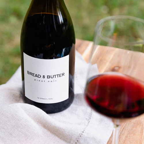 Pack De 4 Vino Tinto Bread And Butter Pinot Noir 750 Ml