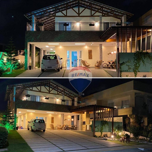 Imagem 1 de 26 de Belíssima Casa Em Condomínio Fechado Em Ponta Negra À Venda - 508m² - Natal/rn - Ca0268