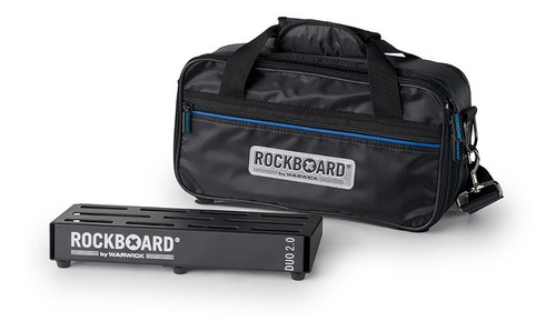 Pedalboard Rockboard Rbo B Duo 2.0 Com Gig Bag Cor Preto (rbo B 2.0 Duo B)