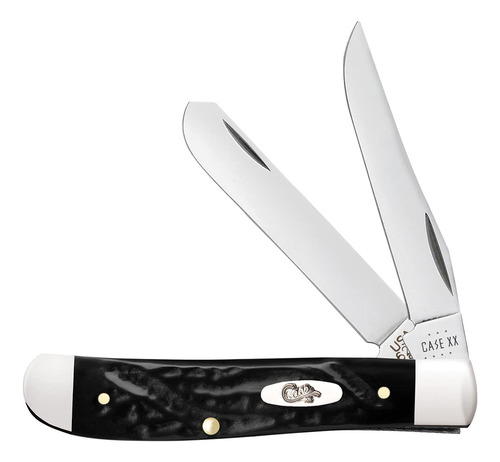Case Xx Hunting Knives Mini Trapper Rough Black Synthetic St