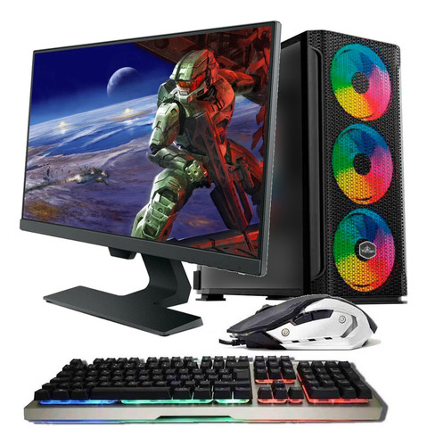 Pc Gamer Amd Ryzen 5 Vega 7 16gb Ram Ssd 1tb Wifi Monitor 24