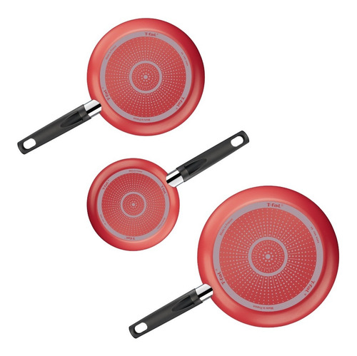 Imagen 4 de 5 de Juego 3 Sartenes T-fal Simply Cook 20 24 Y 30cm Cocina Ideal