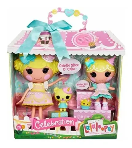 Lalaloopsy Celebracion Cumpleaños Muñeca Candle Slice Cake. | Envío gratis