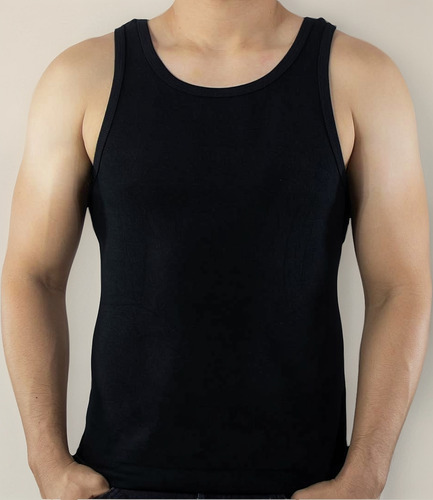 Playera Atlética Lisa Para Hombre Tank Top Basico