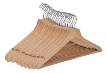 Comprar Ganchos Perchas Colgadores De Ropa De Madera 24 Unids
