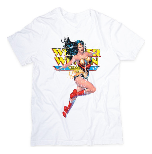 Remera Wonder Woman Dc Héroes