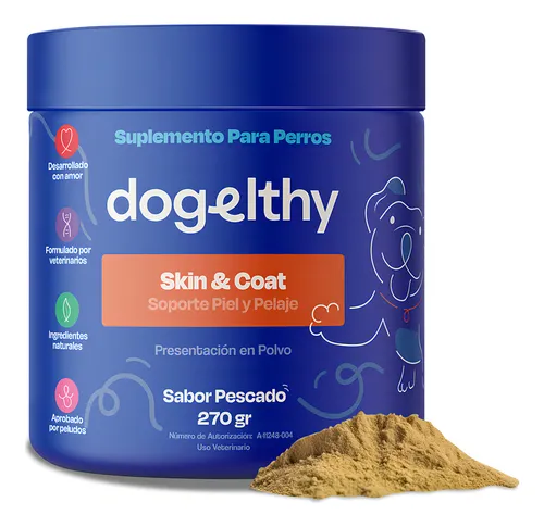 comprar Dogelthy Skin & Coat Suplemento Para Perro De Piel Y Pelaje 270 gr
