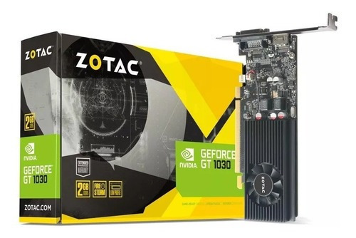 Placa Video Zotac Geforce Gt 1030 2gb Gddr5 Hdmi/dvi Low Pro