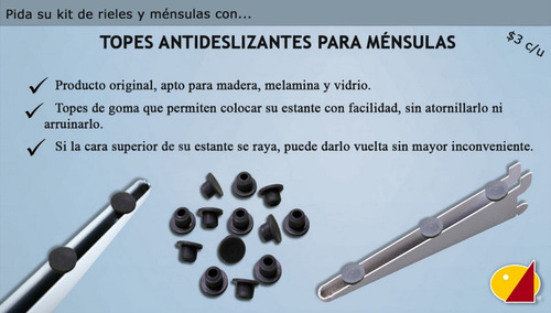 Rieles De 2m - Rieles Y Mensulas Encaje Rapi-estant
