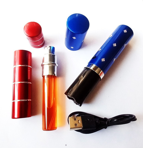 Imagen 5 de 9 de Kit Defensa Personal Para Dama Gas Pimienta Y Toques