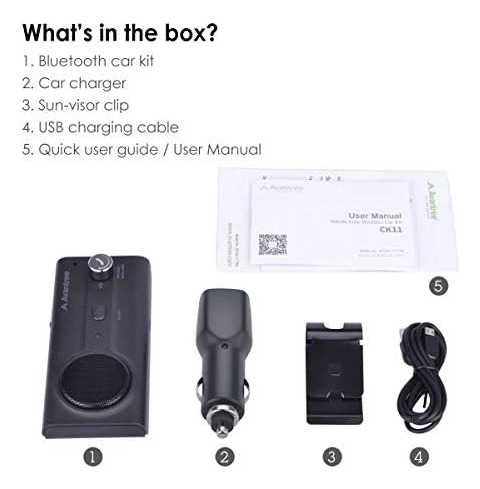 Avantree Ck11 Kit Manos Libres Bluetooth 5.0 Para Auto, Alta