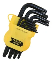 Comprar Jogo De Chaves Em L Torque Pequenas 9 Peças Variadas Fertak