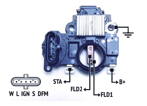 Regulador Alternador Tipo Mitsubishi 24v.