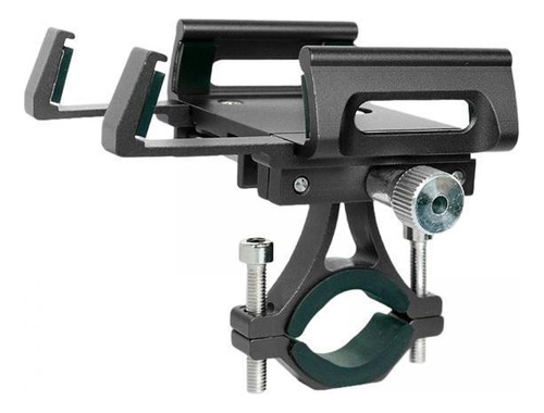 2 Soporte Para Teléfono Celular De Bicicleta, Soporte Negro