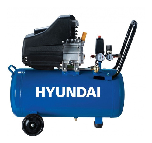 Imagen 1 de 1 de Compresor de aire eléctrico Hyundai HYAC24D monofásico 24L 2hp 230V 50Hz azul
