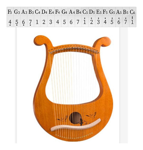 Lyre Harp, Violino Grego De 19 Cordas, Lira De 19 Cordas Uni