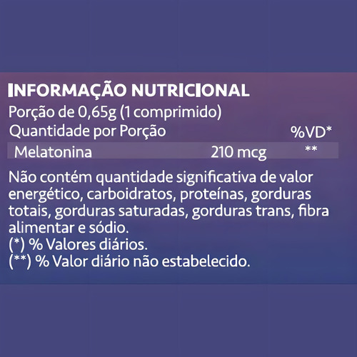 Acalentus Melatonina + Camomila Mastigável 30 Comprimidos Camomila