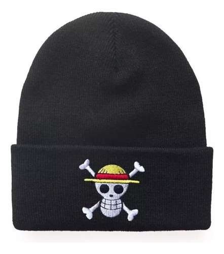 One Piece Sombrero De Beanie Anime Pirates Gorras Con Puños