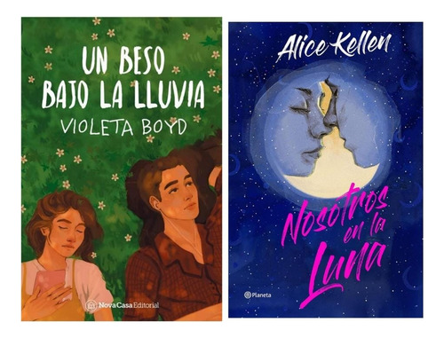 Un Beso Bajo La Lluvia+nosotros En La Luna