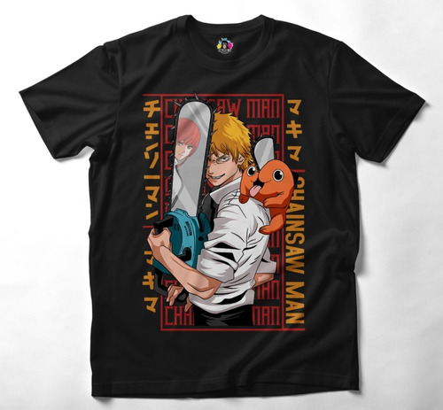 Polera Anime Chainsaw Man Denji Pochita