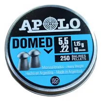 Comprar Balines Apolo Domed Lata X250 5.5 Mm Aire Comprimido 16 Gr