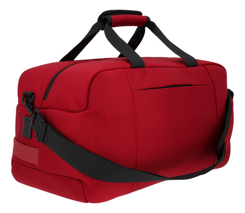 Bolso Deportivo Gym Bag Deprotes Metro Duffle Color Rojo Lisa