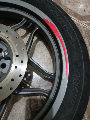 Llanta Trasera Bajaj Rouser Ns200 Ug2024 Gris Oscuro
