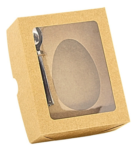 Caixa Para Ovo De Colher 100/150g Kraft 14x11x5 - 20un 