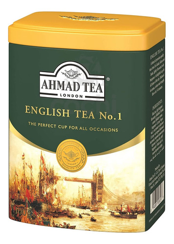 Te Ahmad English Tea No.1 Lata 100grs  En Hebras