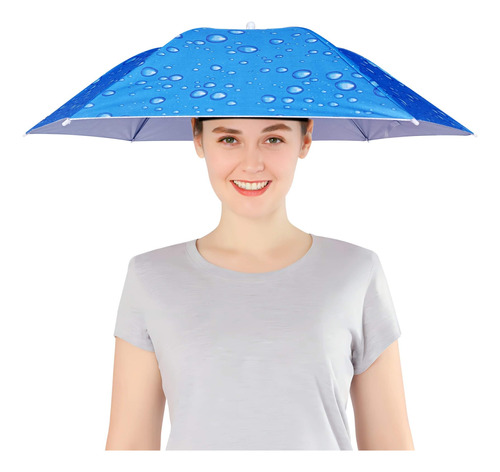 Nldgdzj Sombrero De Paraguas De 27 Pulgadas, Diadema Elastic
