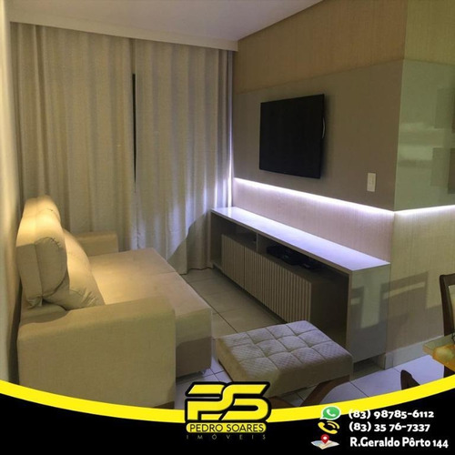 Apartamento Com 3 Dormitórios À Venda, 87 M² Por R$ 330.000 - Aeroclube - João Pessoa/pb - Ap2341