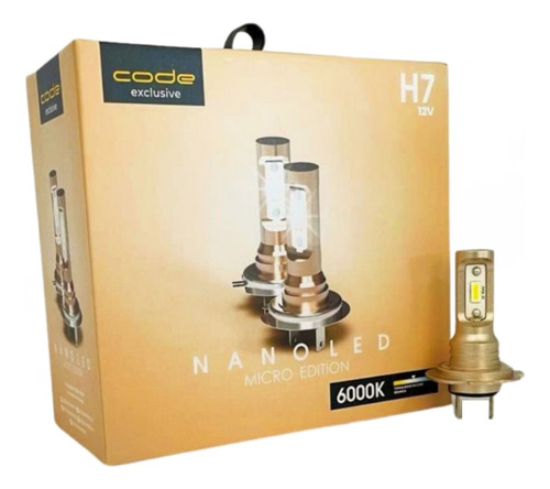 Lampada Nano Led Micro Edition 12v 6000k H7 Code