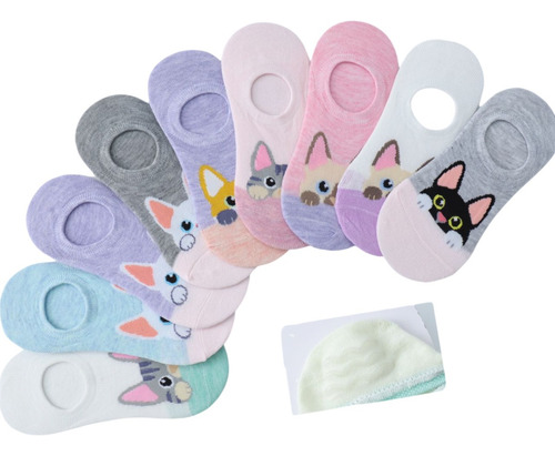 Pack 12. Calcetin Panchita Mujer Qikun. Diseño Perros. Bambú