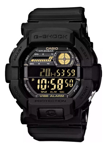 Reloj Casio G - Shock Modelo Dw-5900 Caratula Oscura Color de la correa Negro Color del bisel Negro Color del fondo Negro