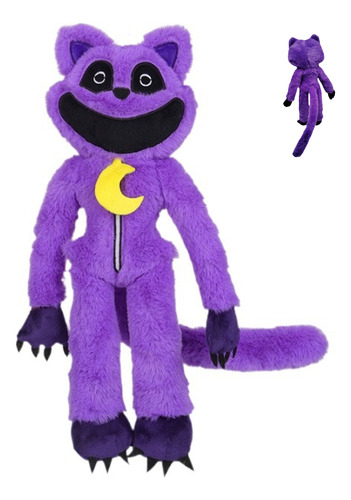 Muñeca Horror Smiling Animal Series Con Forma De Gato Morado