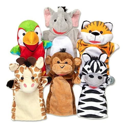 Melissa & Doug Safari Buddies Marionetas De Mano