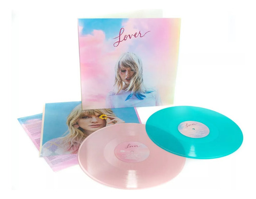 Taylor Swift Disco De Vinilo Lover 2 Discos De Color 