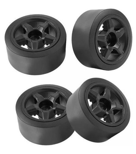 2 X 4 Unids / Set 5 Radios Rc Wheel Con Neumáticos Duros