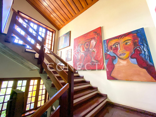 Imagem 23 de 29 de Alphaville 01 | Casa Estilo Fazenda | Enorme Quintal Gramado | Estilo Rústico - Cnc1285
