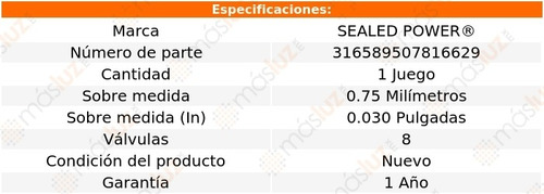 Cojinetes Bancada 0.030 Volkswagen Beetle H4 1.3l 66 S P