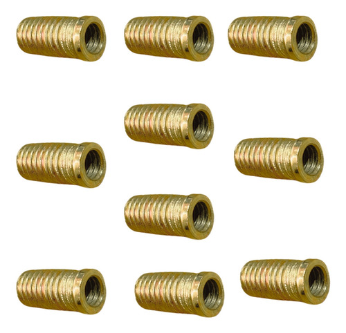 Bucha Tucho Rosca Postiça 6x1 / 8x1,25 - 15mm (c/10 Un)