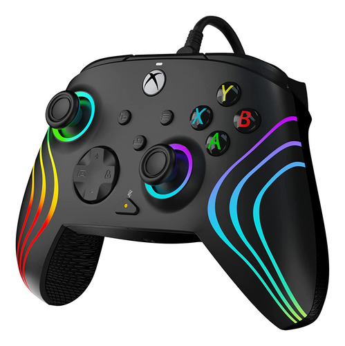 Control Xbox Pc Con Luz Rgb Pdp Afterglow Wave Xbox One