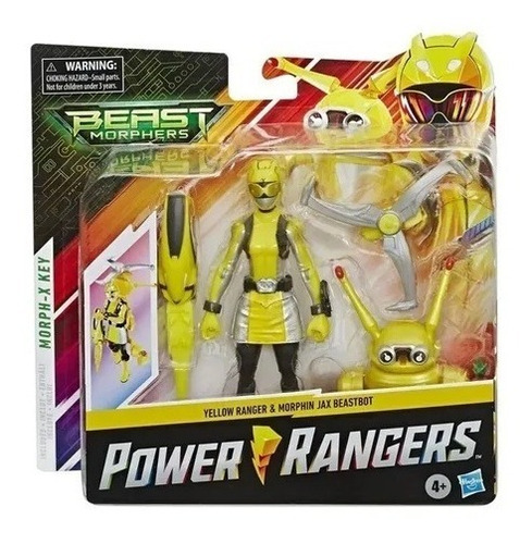 Power Rangers Muñecos Beast Morphers Rojo Y Amarillo