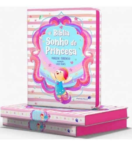 Bíblia Infantil Ilustrada Para Meninas - Sonho De Princesa