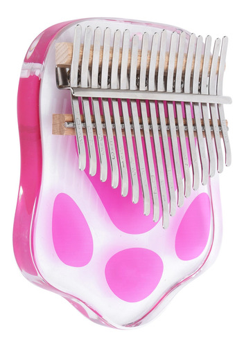 Juego De Piano Kalimba Para Pulgares, 17 Teclas, Acrílico, P
