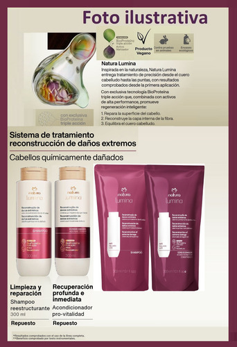 Repuest Acondicionador Provitalidad Posq X2 Lumina Natura